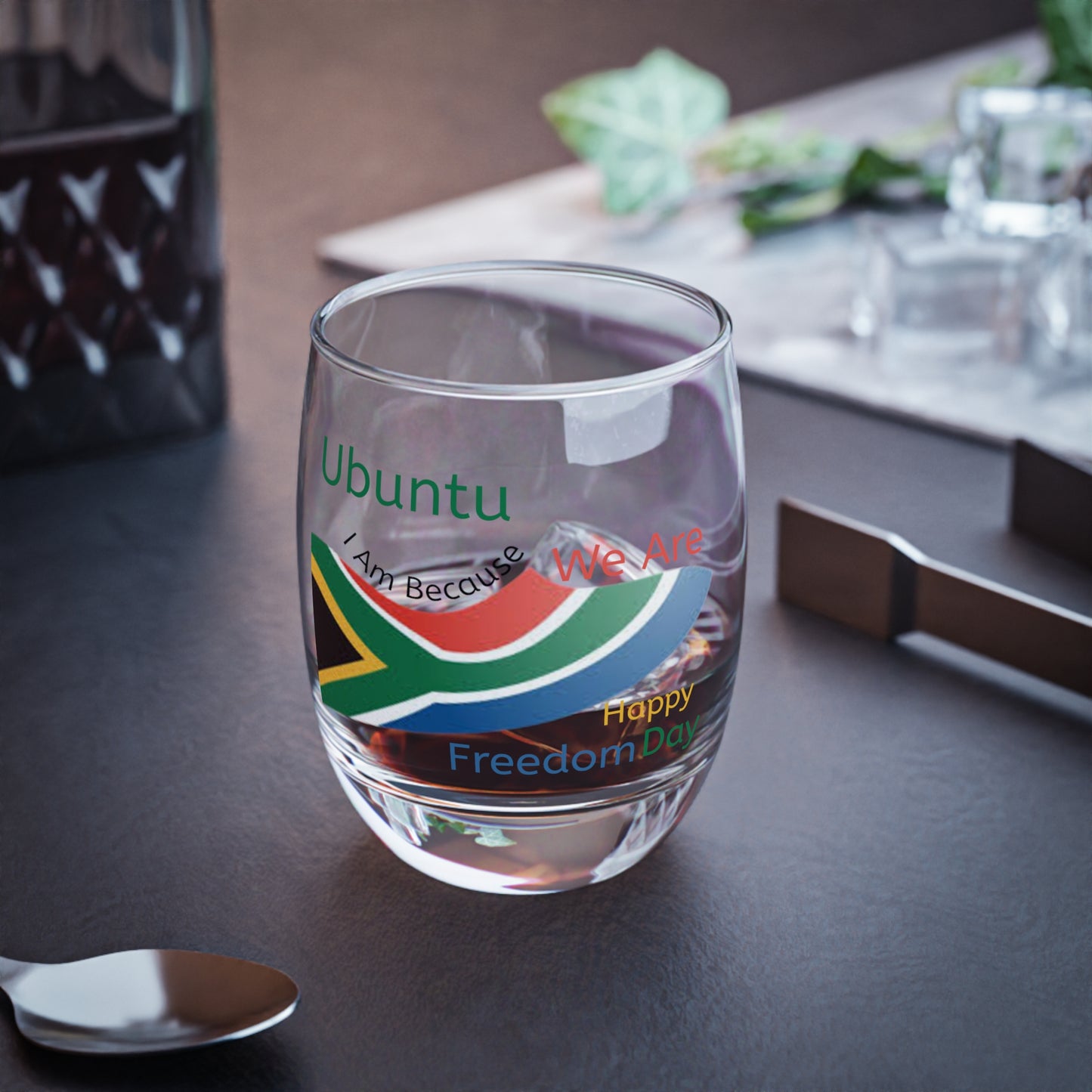Ubuntu Whiskey Glass - Celebrate Freedom Day with Meaningful Design