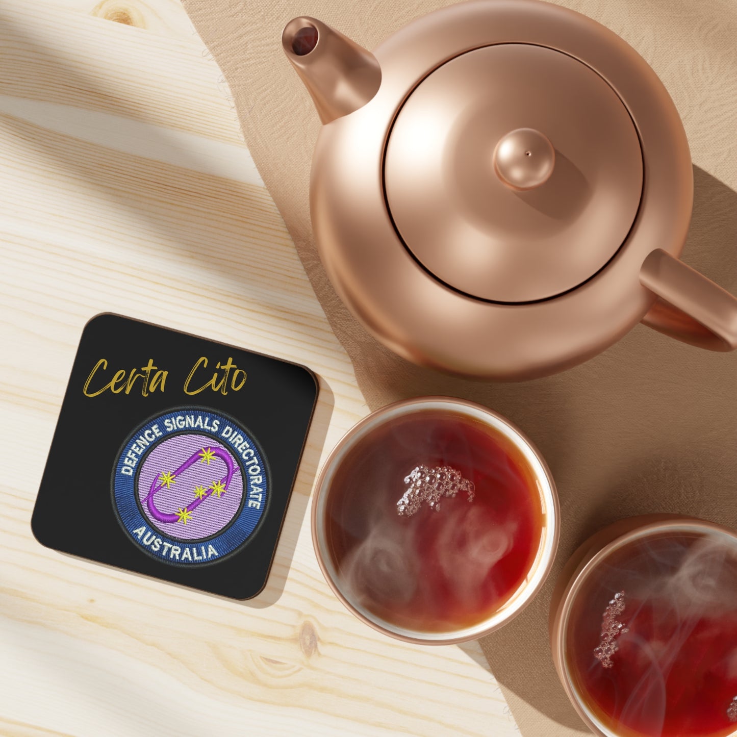 Defence Signal Directorate (DSD) Patch Coaster