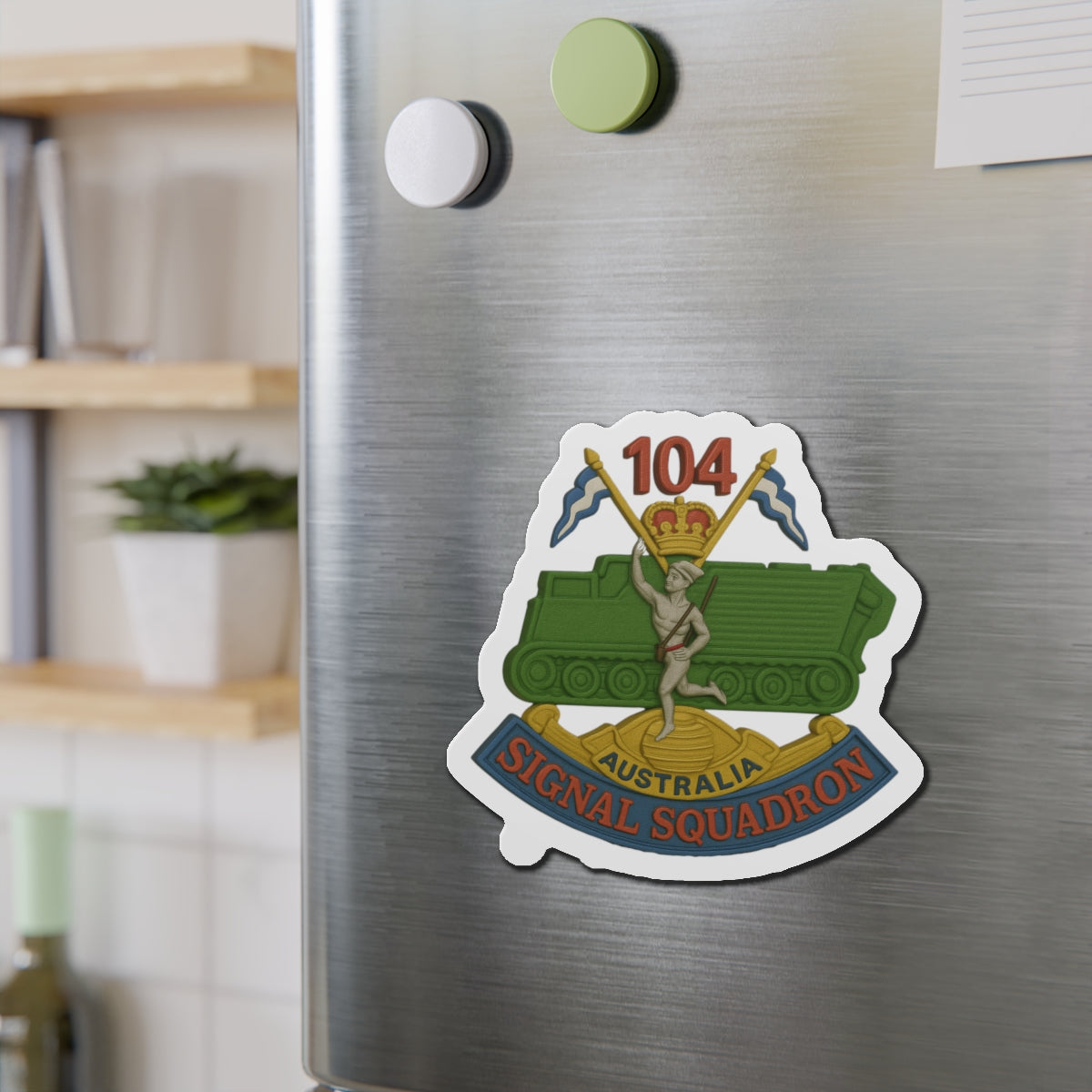 104 Signal Squadron Vietnam Era Patch Magnet – RASIGS Signature Range