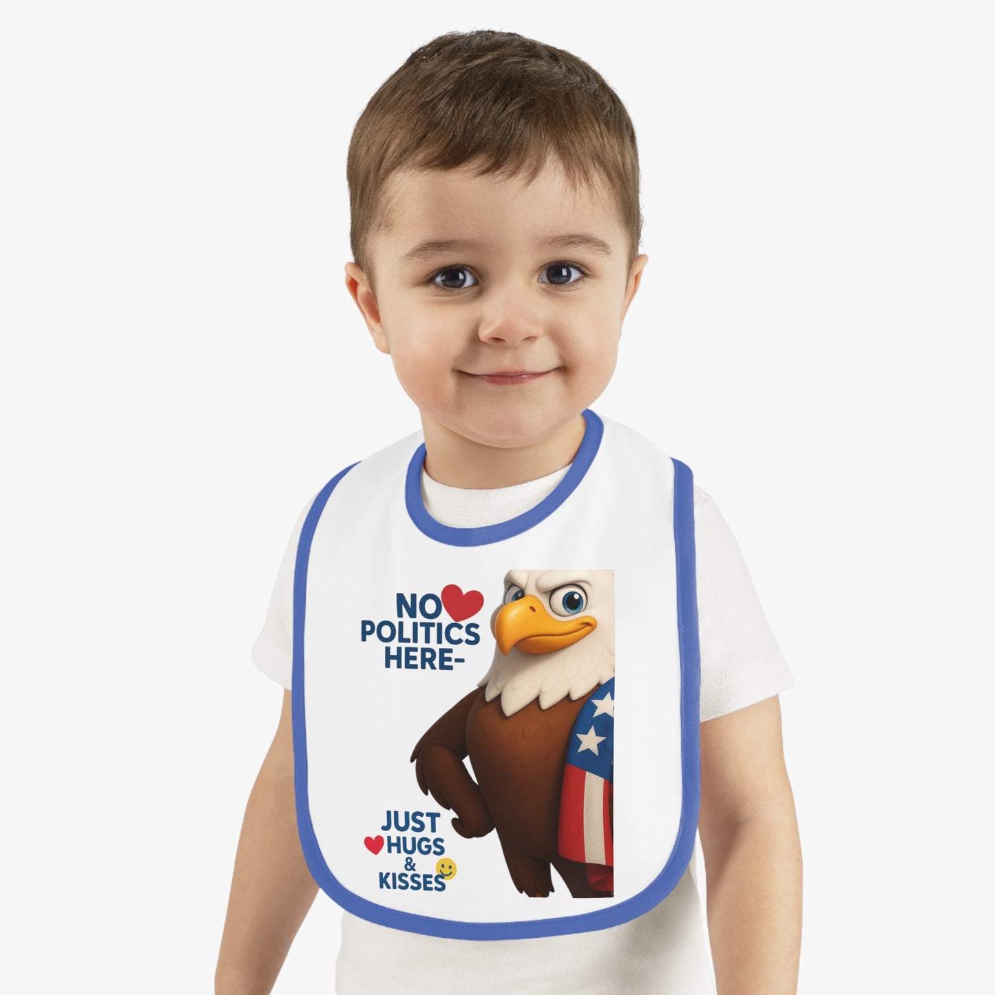 Patriotic Baby Bib with Fun Design | Perfect for Baby Showers, Holidays, and Everyday Use - Ideal Gift for New Parents
