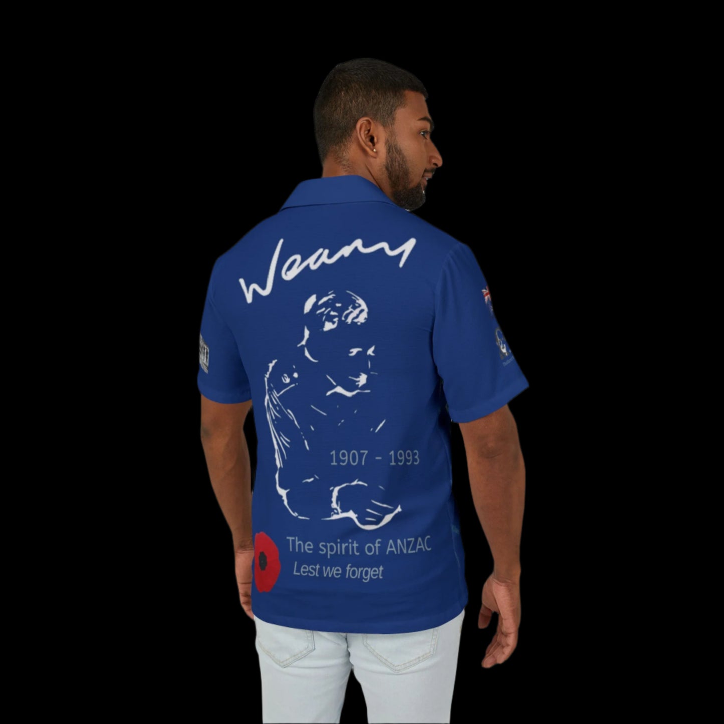 Weary’s Legacy: 80 Years On Men's ANZAC Tribute Shirt - Lest We Forget