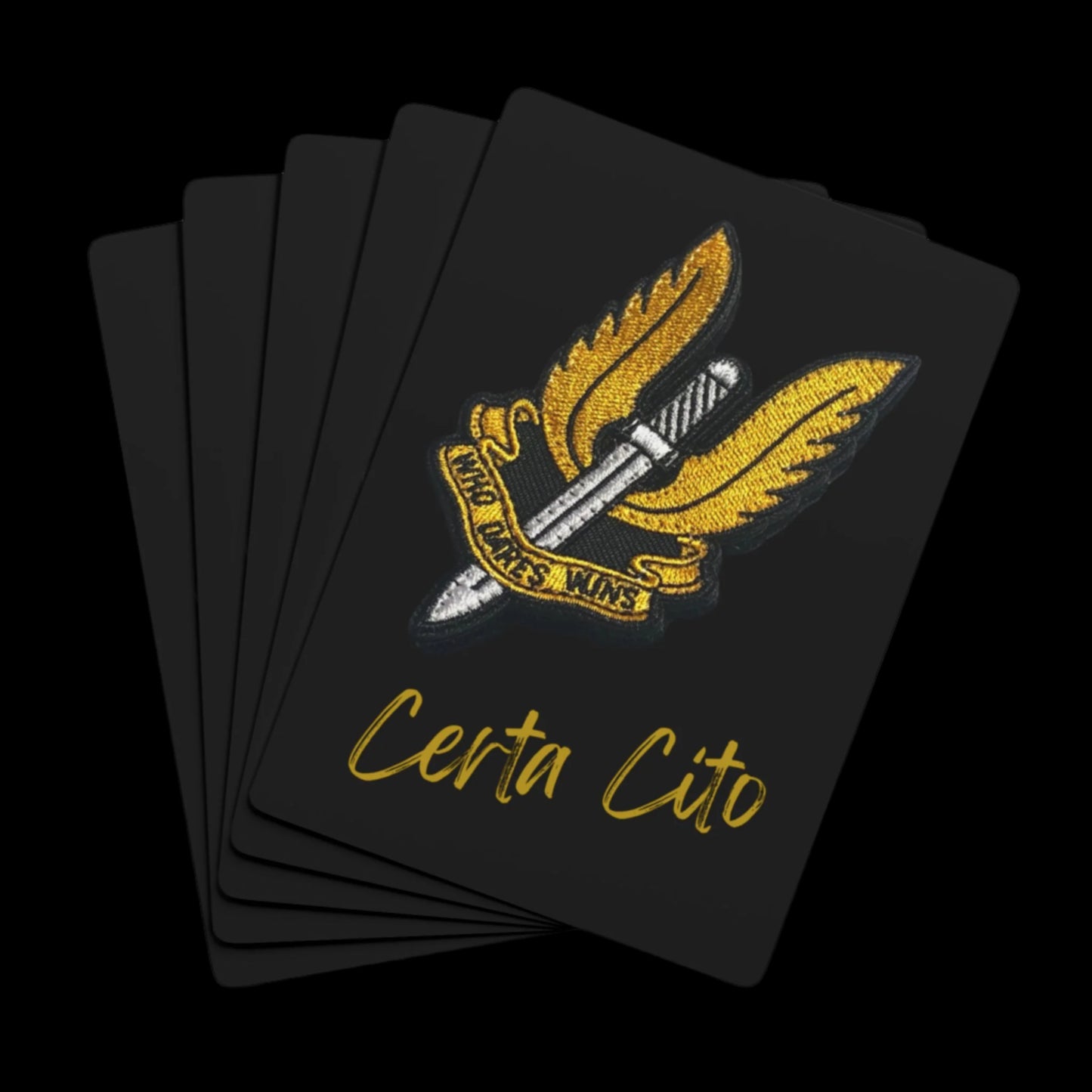 SASR - "Who Dares Wins" Playing Cards