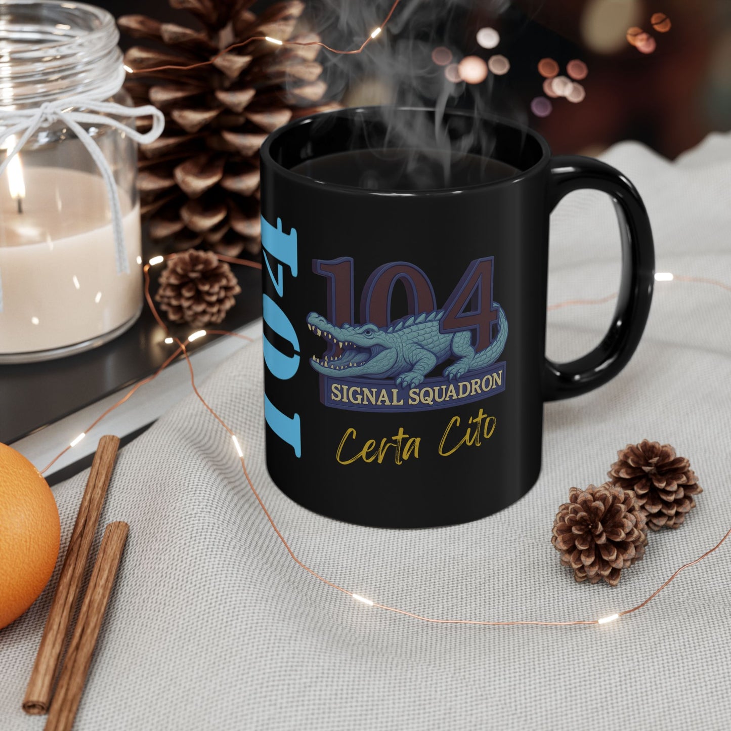 104 Signal Squadron 90's Era Crocodile – Anniversary Coffee Mug