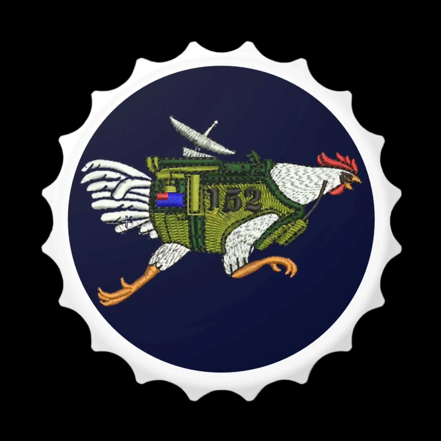 152 SIG SQN Battle Chook Patch Bottle Opener – A Symbol of Strength and Unity