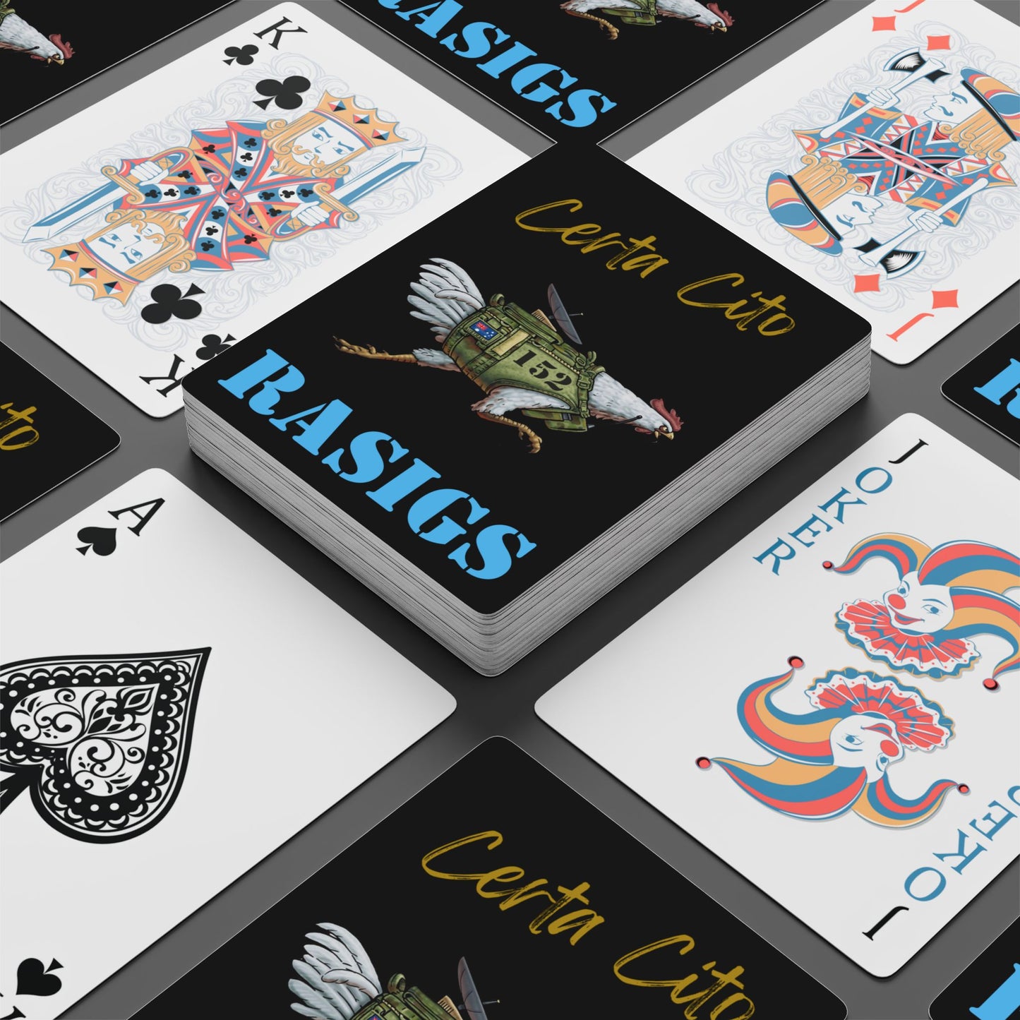 152 SIG SQN Battle Chook Playing Cards