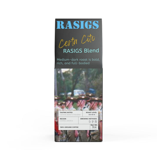 🌟 Introducing Certa Cito - RASIGS Blend 🌟 Brewed for the Brave. Bold Enough for the Mission.