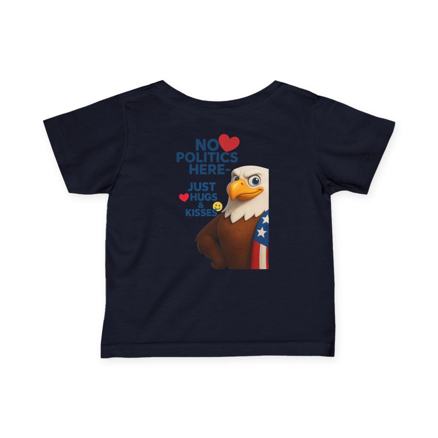 Infant Eagle Tee: Funny Political Baby Shirt, Cute Toddler Top, Gifts for New Parents, Baby Shower Present, Patriotic Baby Clothes