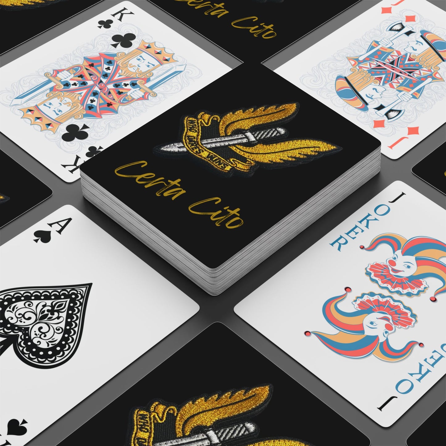 SASR - "Who Dares Wins" Playing Cards