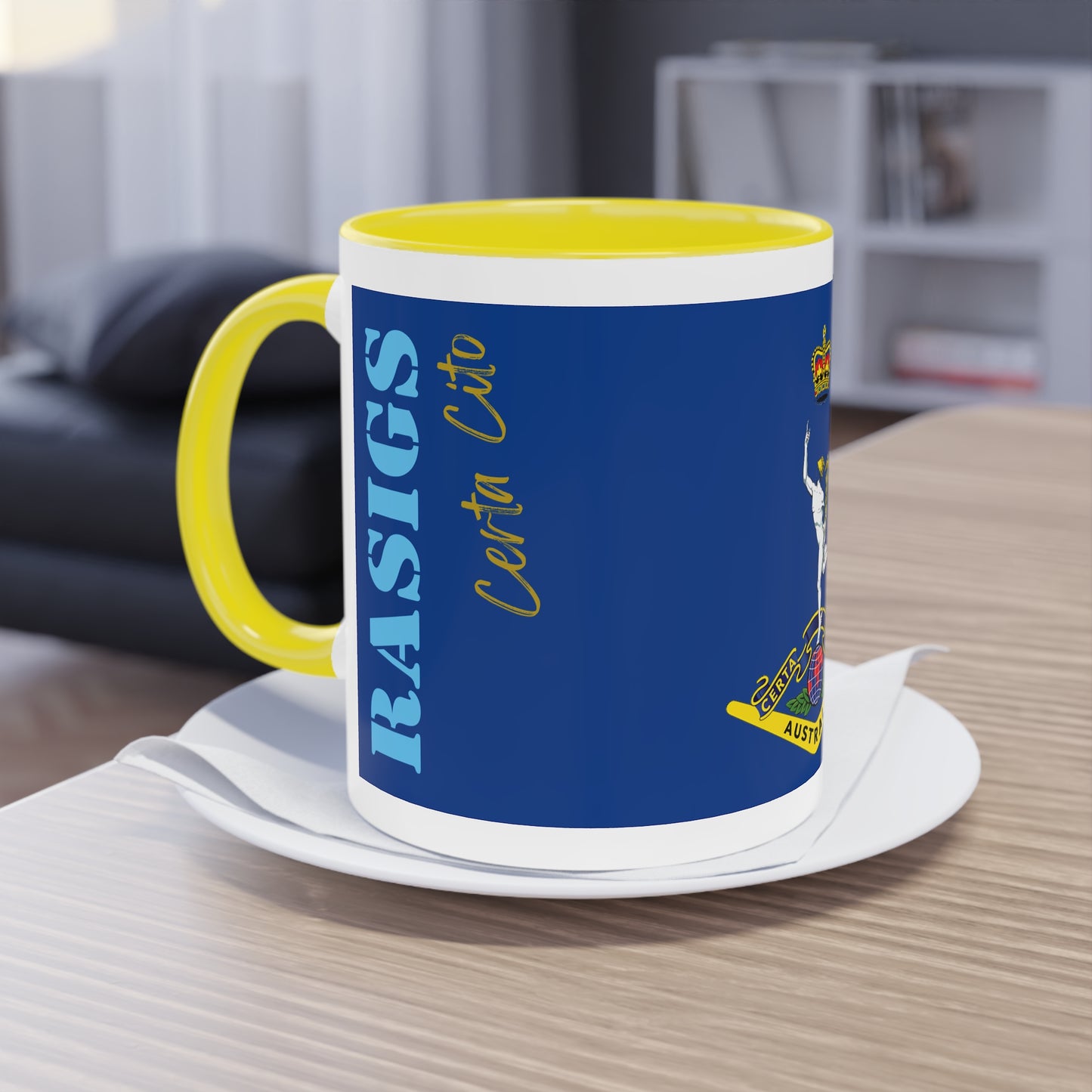 RASIGS Two-Tone Coffee Mug – Signals Pride in Every Sip
