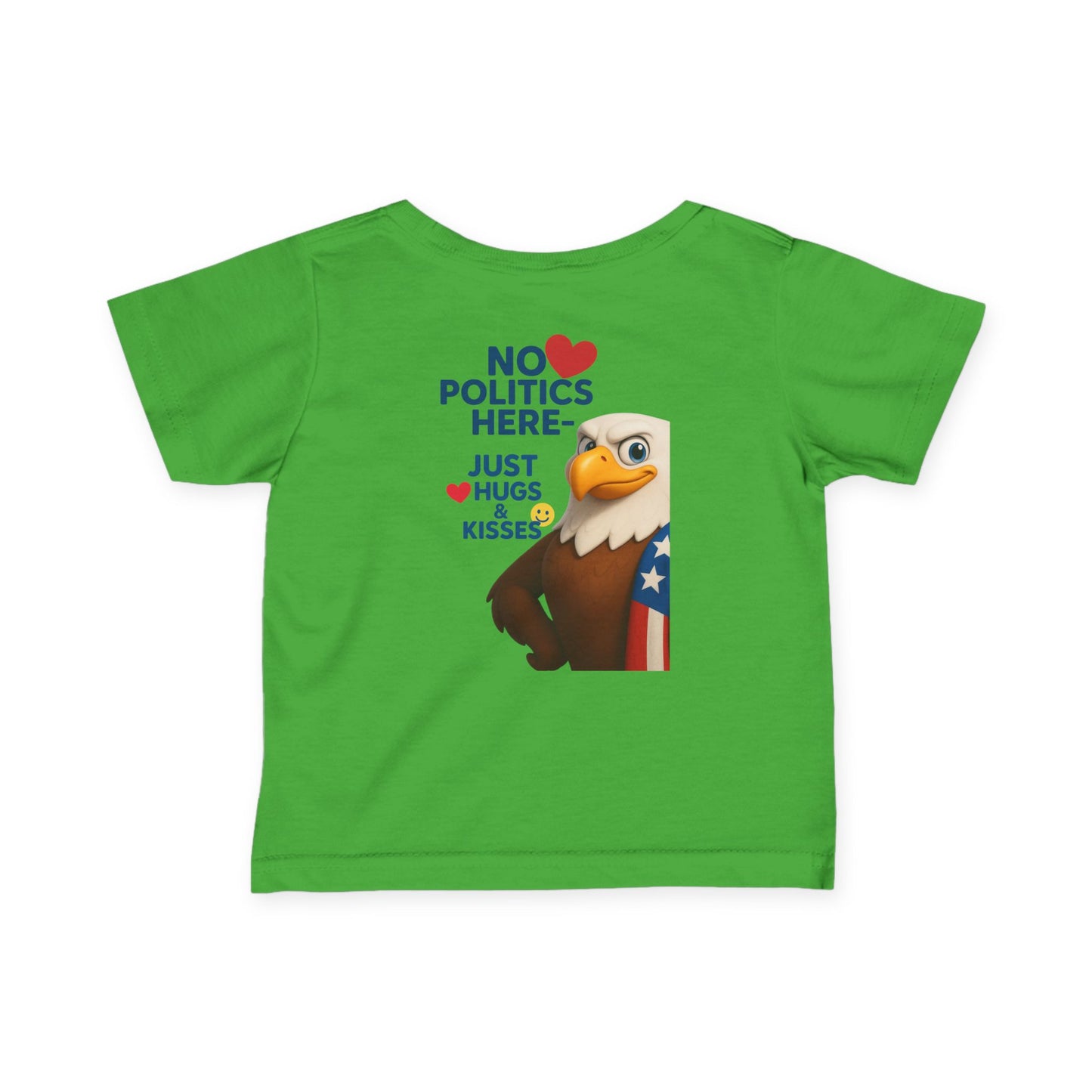 Infant Eagle Tee: Funny Political Baby Shirt, Cute Toddler Top, Gifts for New Parents, Baby Shower Present, Patriotic Baby Clothes
