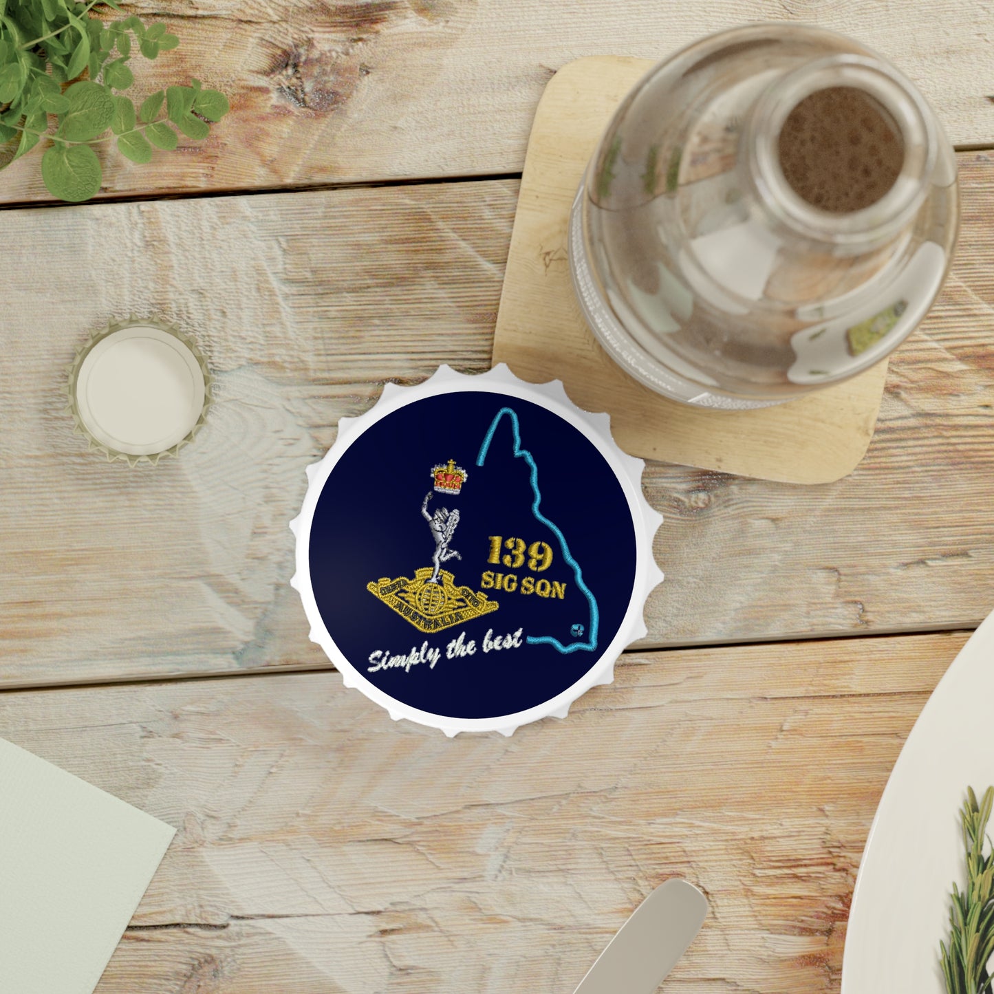 139 SIG Sqn Patch Bottle Opener – A Tribute to Excellence and Service