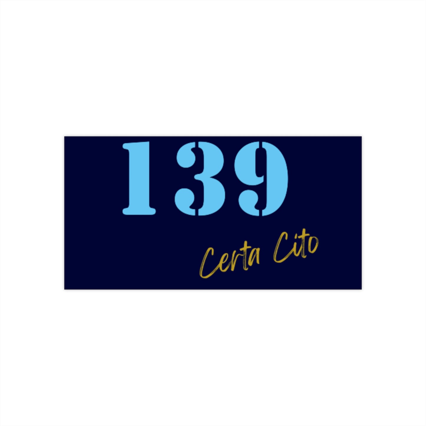 139 SIG Bumper Sticker – Proudly Represent Your Squadron
