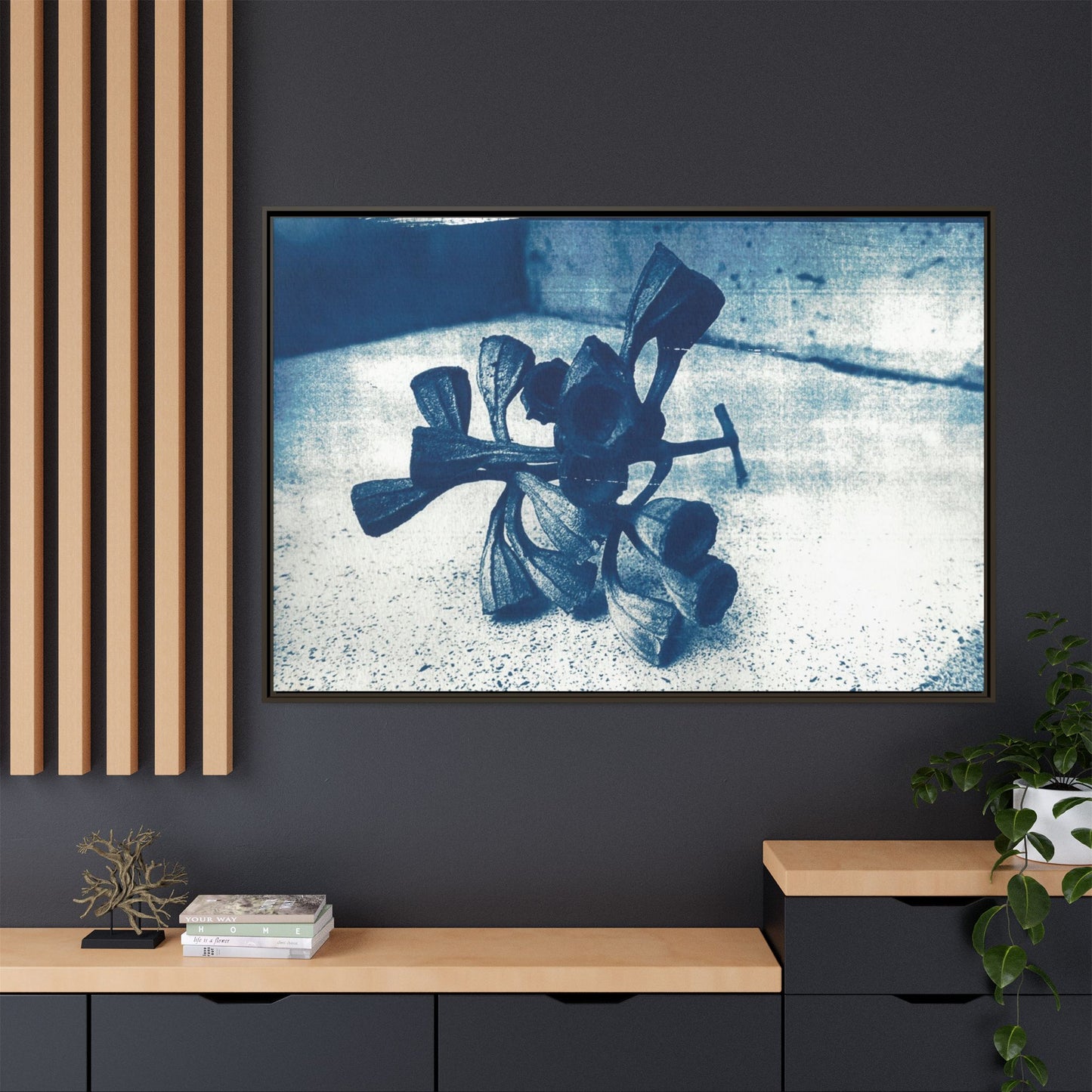 🌿 Gum Nut Form – Cyanotype Botanical Art by Wendy Seymour