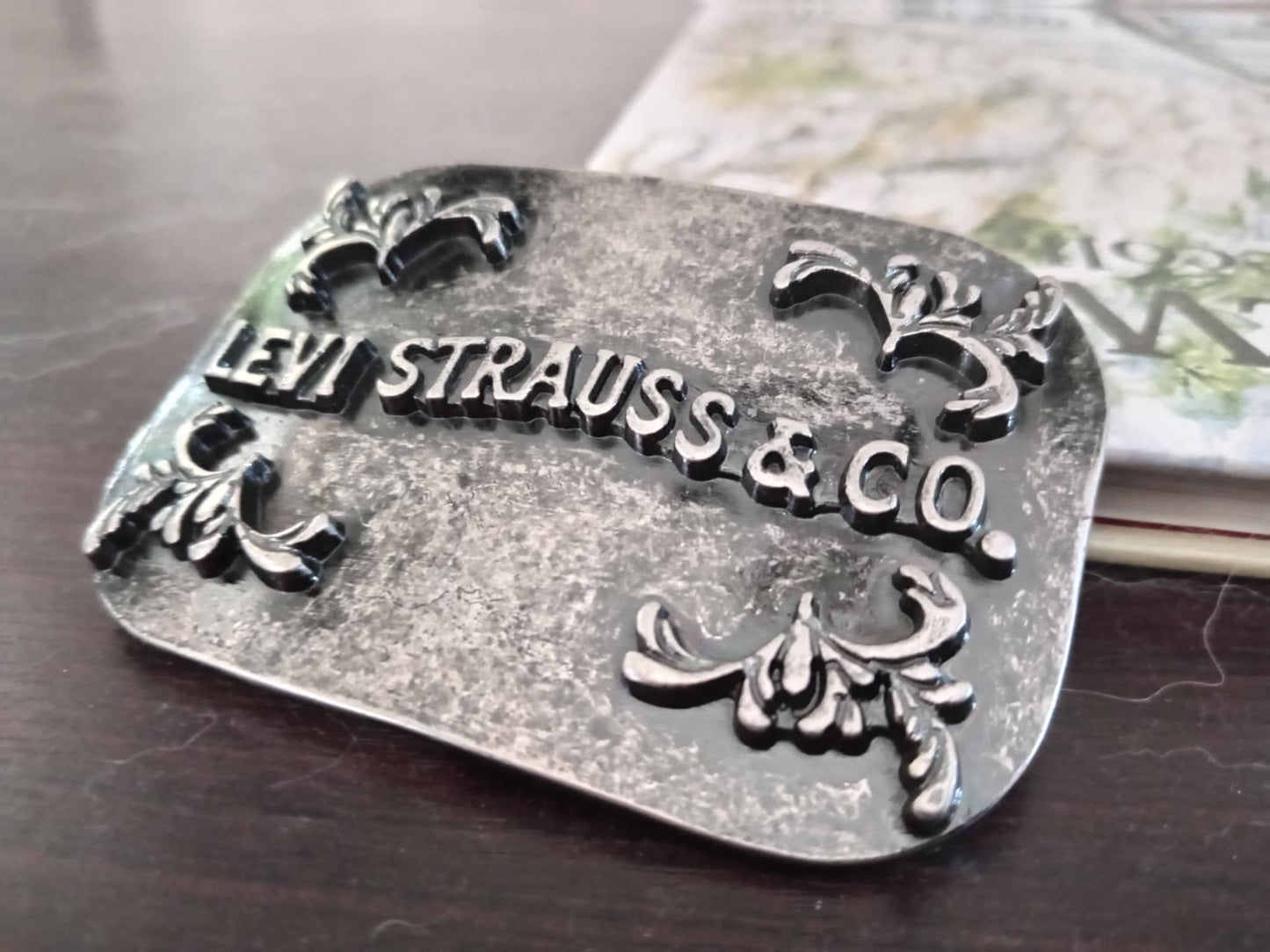 Levi Strauss & Co. Belt Buckle – Vintage Style, Cast Metal