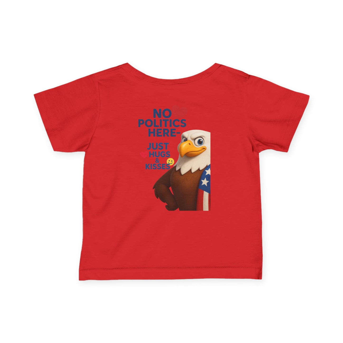 Infant Eagle Tee: Funny Political Baby Shirt, Cute Toddler Top, Gifts for New Parents, Baby Shower Present, Patriotic Baby Clothes