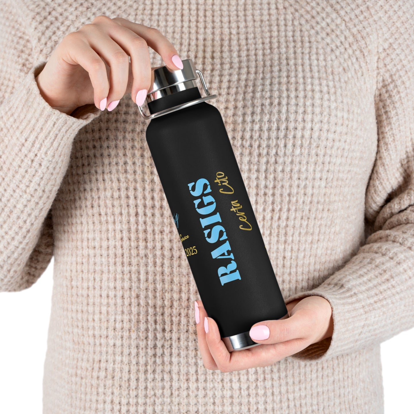 RASIGS 100 Years of Service Insulated Water Bottle