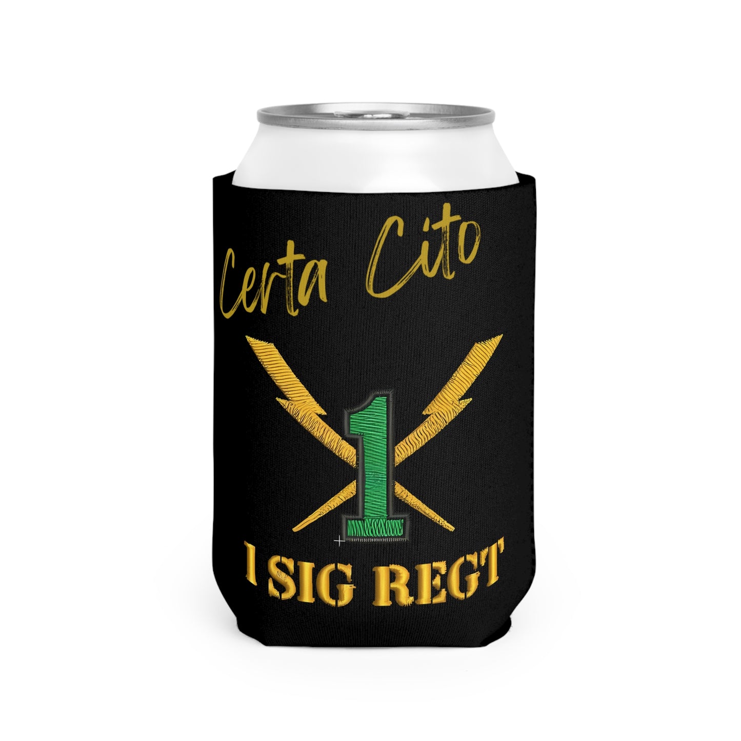 1st Signal Regiment Stubby Cooler