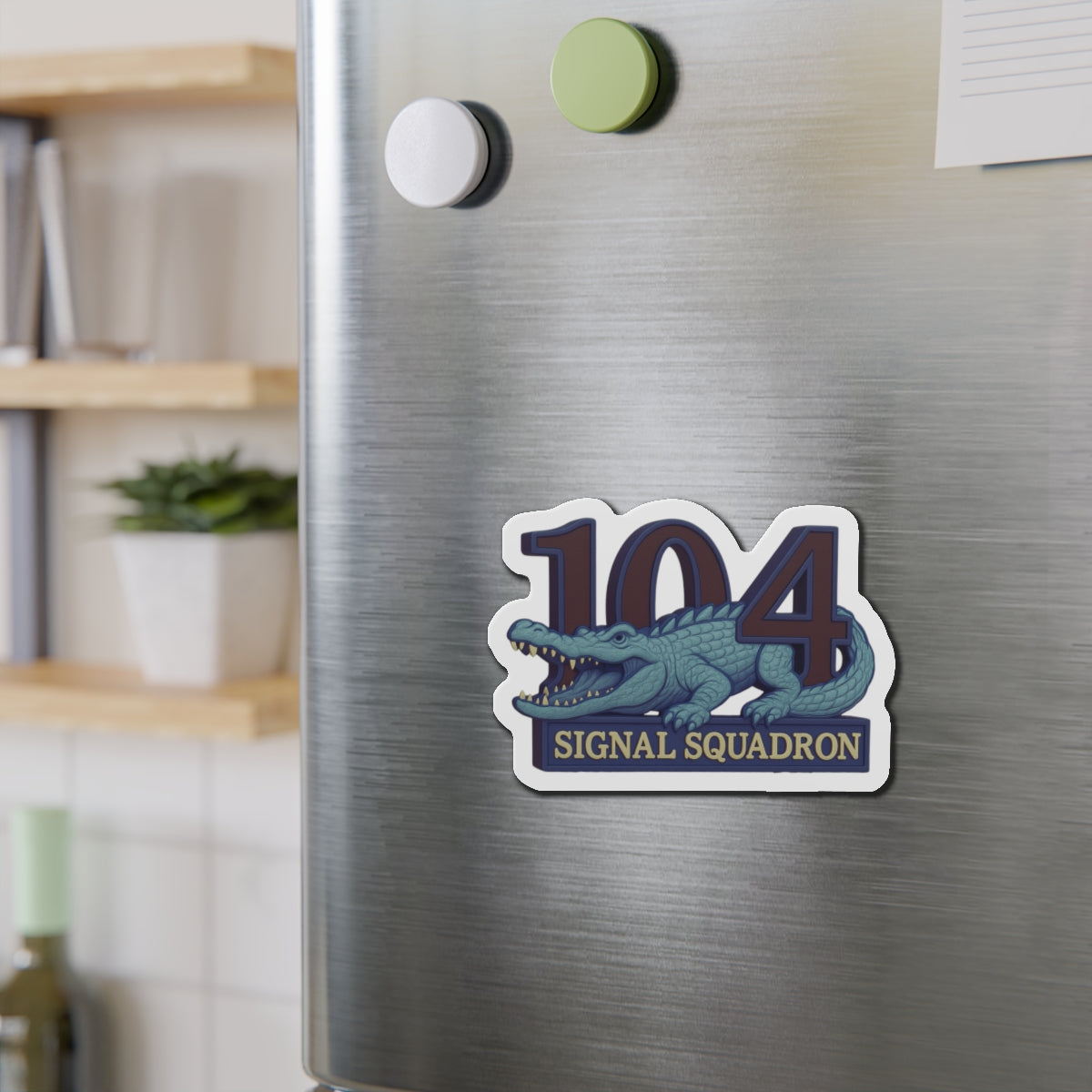 104 SIG SQN 90’s Era Crocodile Patch Magnet – RASIGS Patch Signature Range