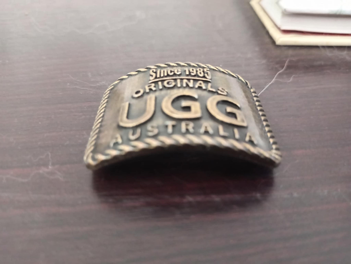 UGG Australia Belt Tip – “Originals Since 1985” Brass End Piece