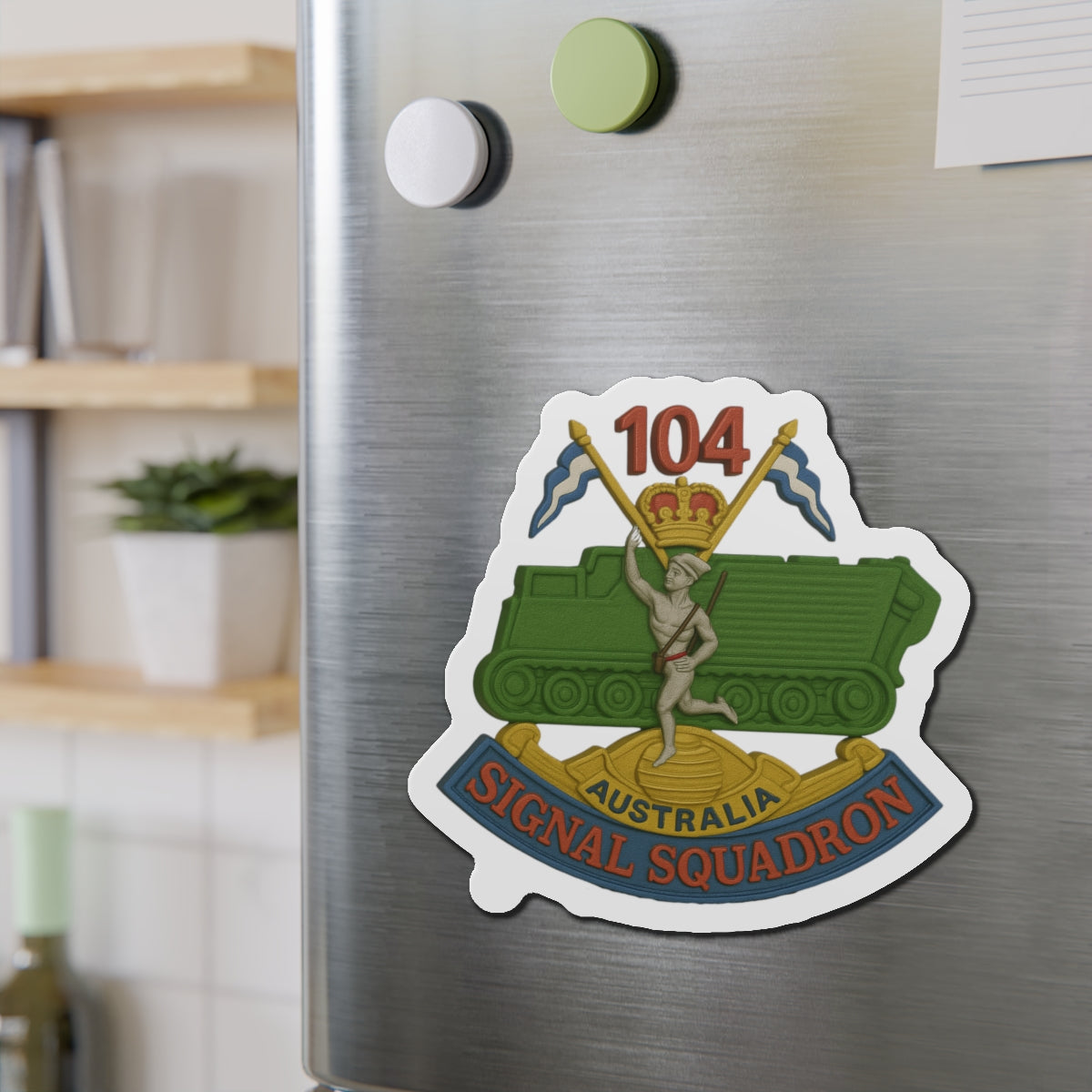 104 Signal Squadron Vietnam Era Patch Magnet – RASIGS Signature Range