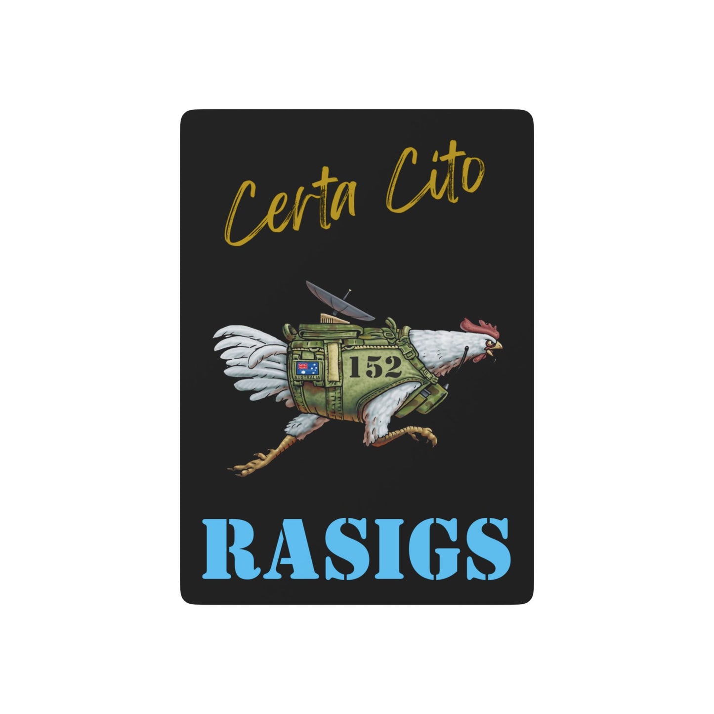 152 SIG SQN Battle Chook Playing Cards