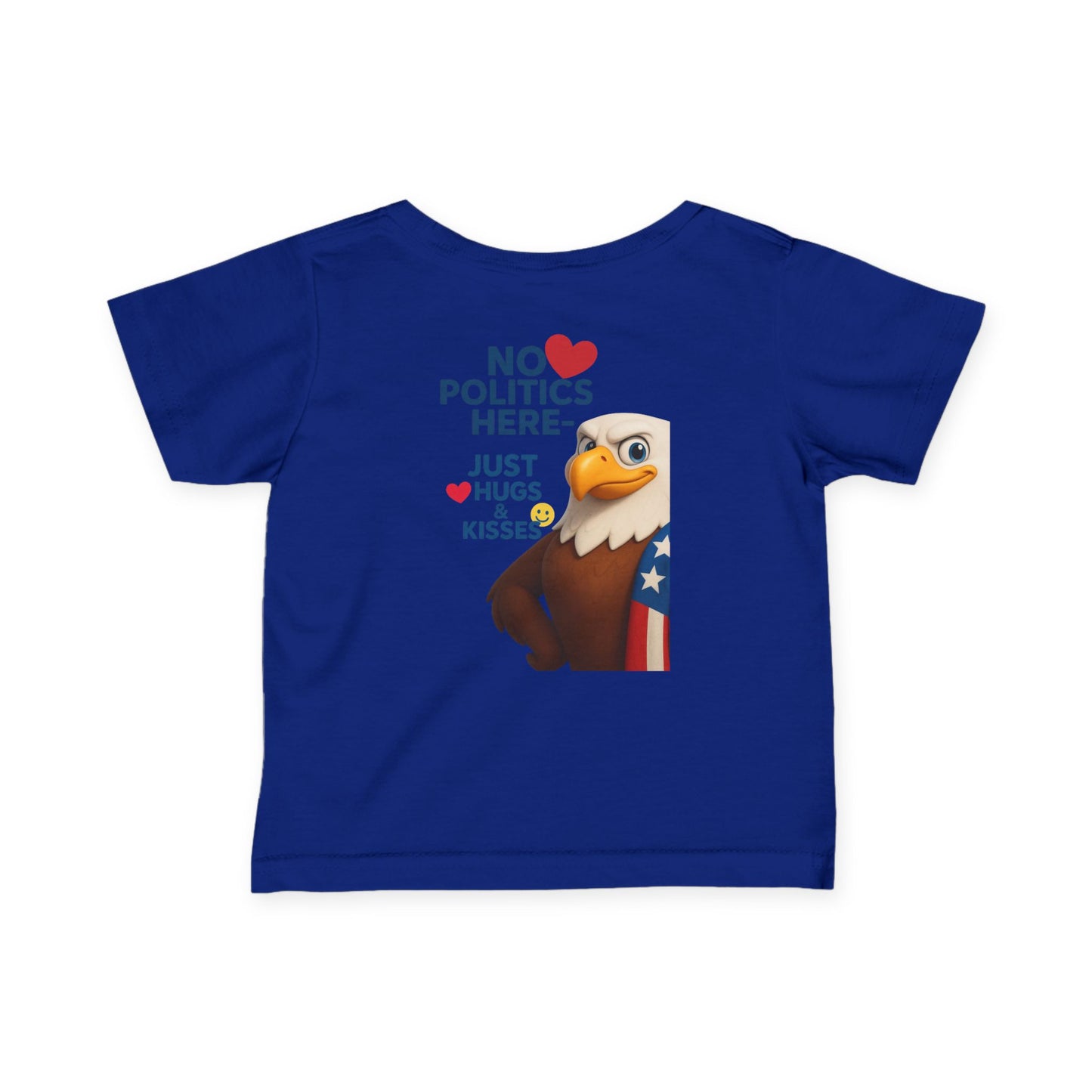 Infant Eagle Tee: Funny Political Baby Shirt, Cute Toddler Top, Gifts for New Parents, Baby Shower Present, Patriotic Baby Clothes
