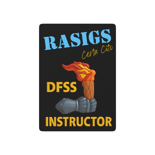 DFSS Instructors Playing Cards
