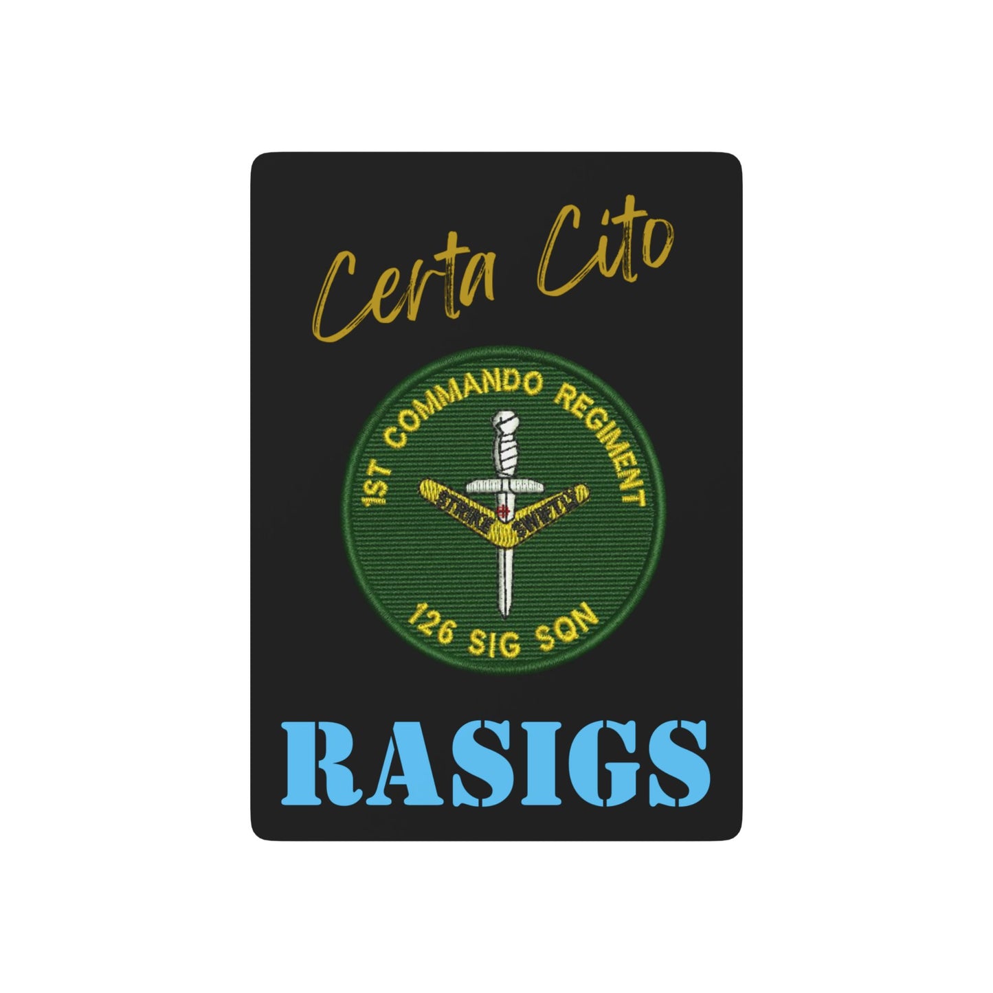 126 SIG SQN – 90’s Era Patch Playing Cards