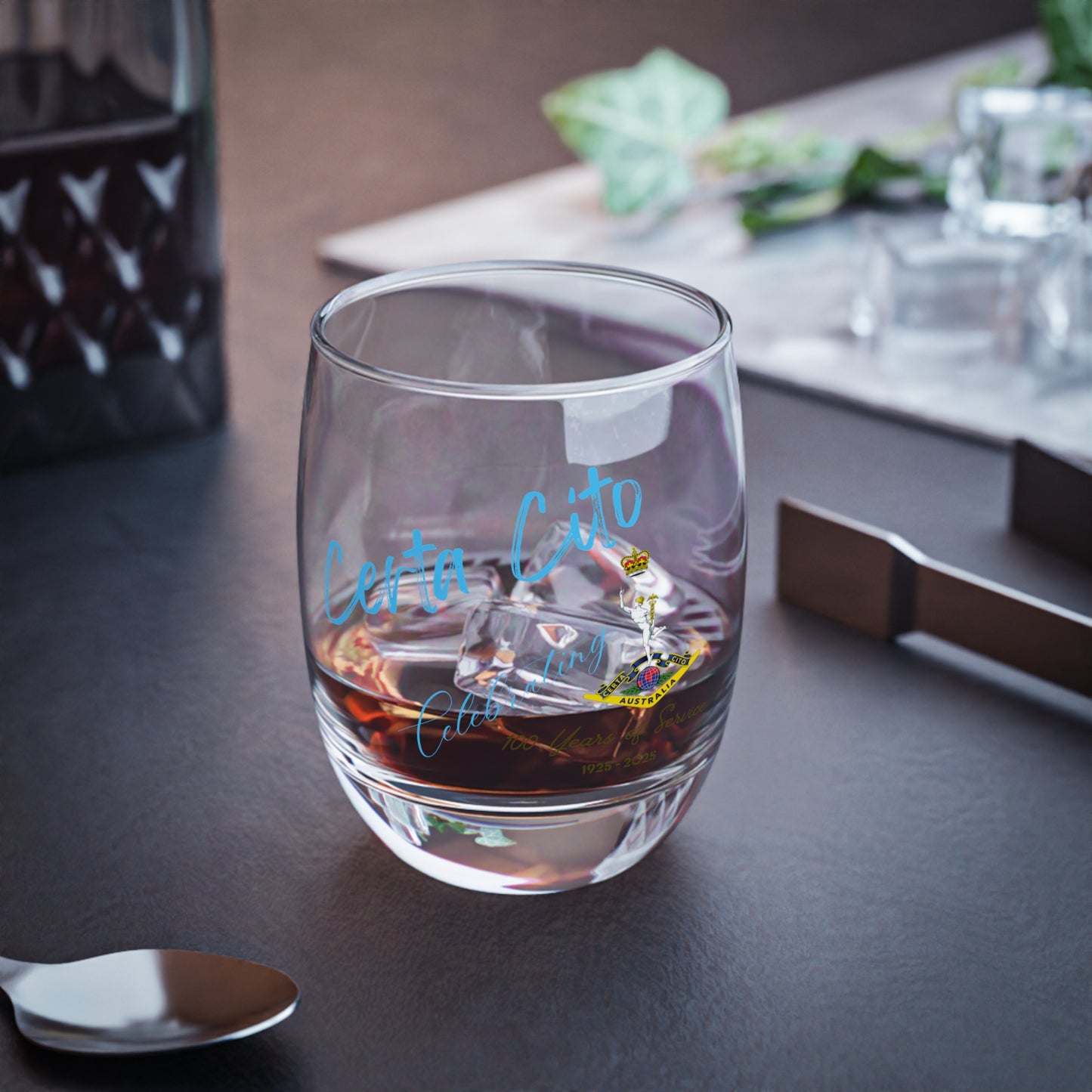 RASIGS 100 Years of Service Whiskey Glass