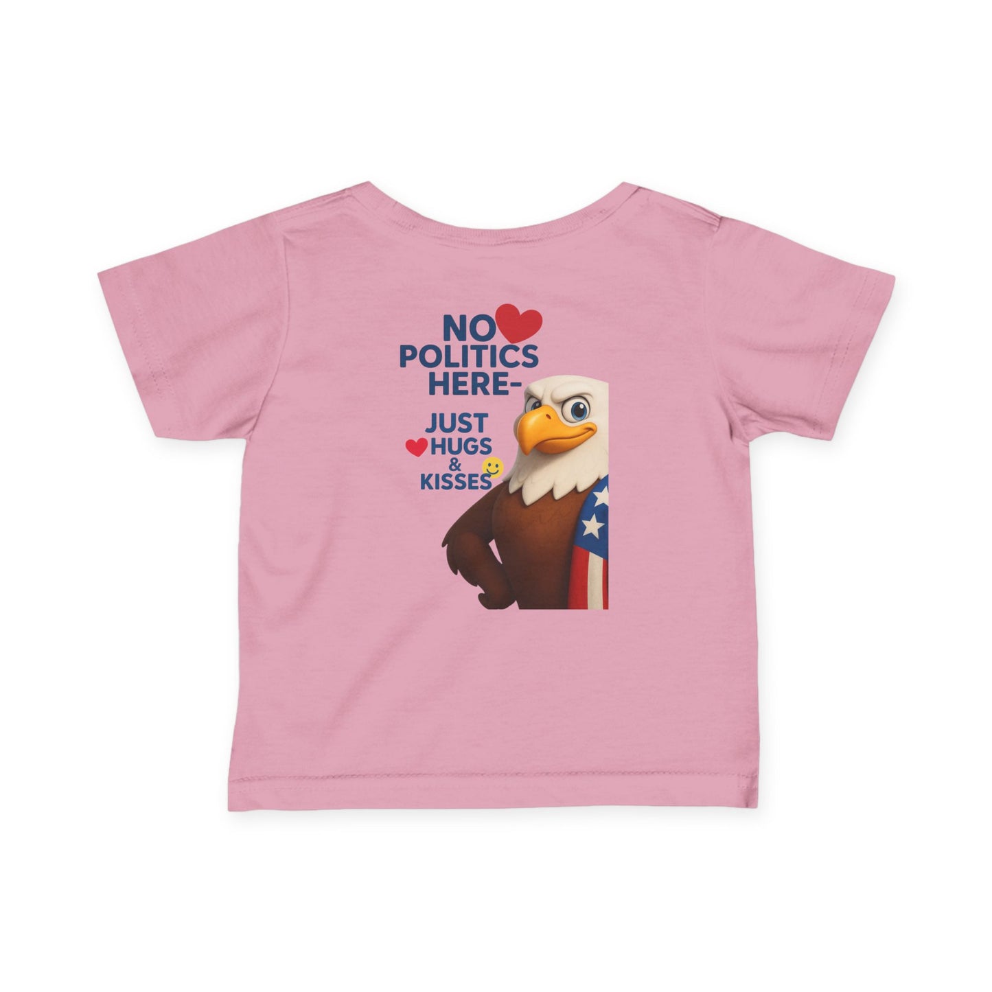 Infant Eagle Tee: Funny Political Baby Shirt, Cute Toddler Top, Gifts for New Parents, Baby Shower Present, Patriotic Baby Clothes