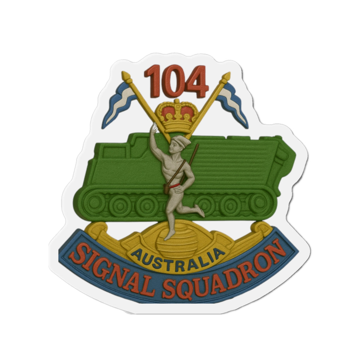 104 Signal Squadron Vietnam Era Patch Magnet – RASIGS Signature Range