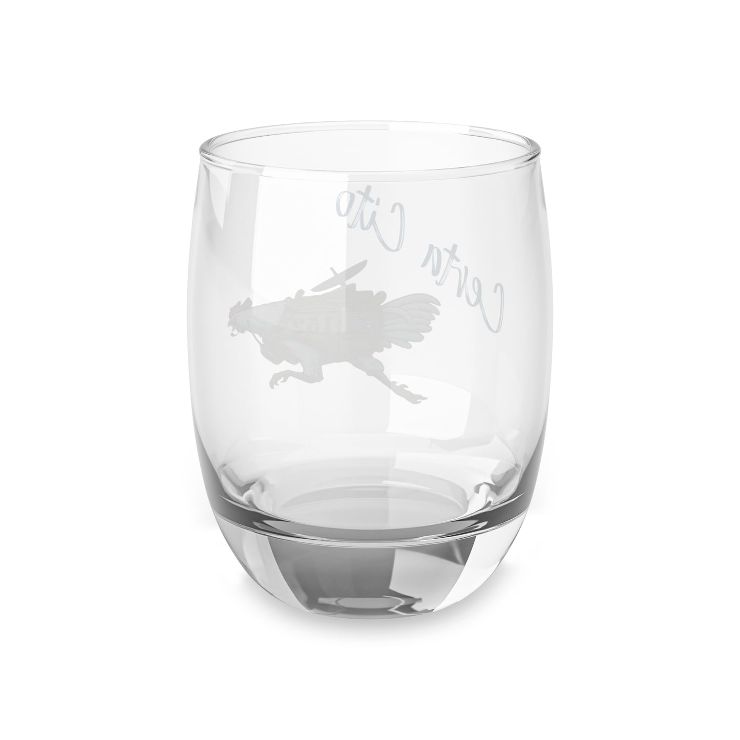 152 Sig Sqn Battle Chook Whiskey Glass