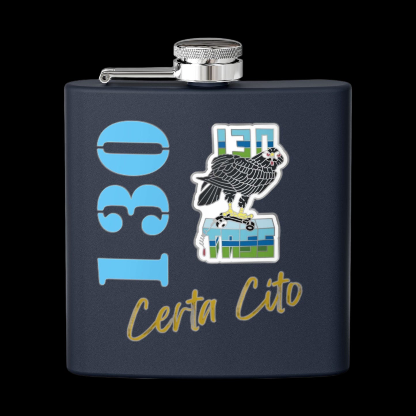 130 SIG SQN Hip Flask – TASS Tactical Air Support Squandron
