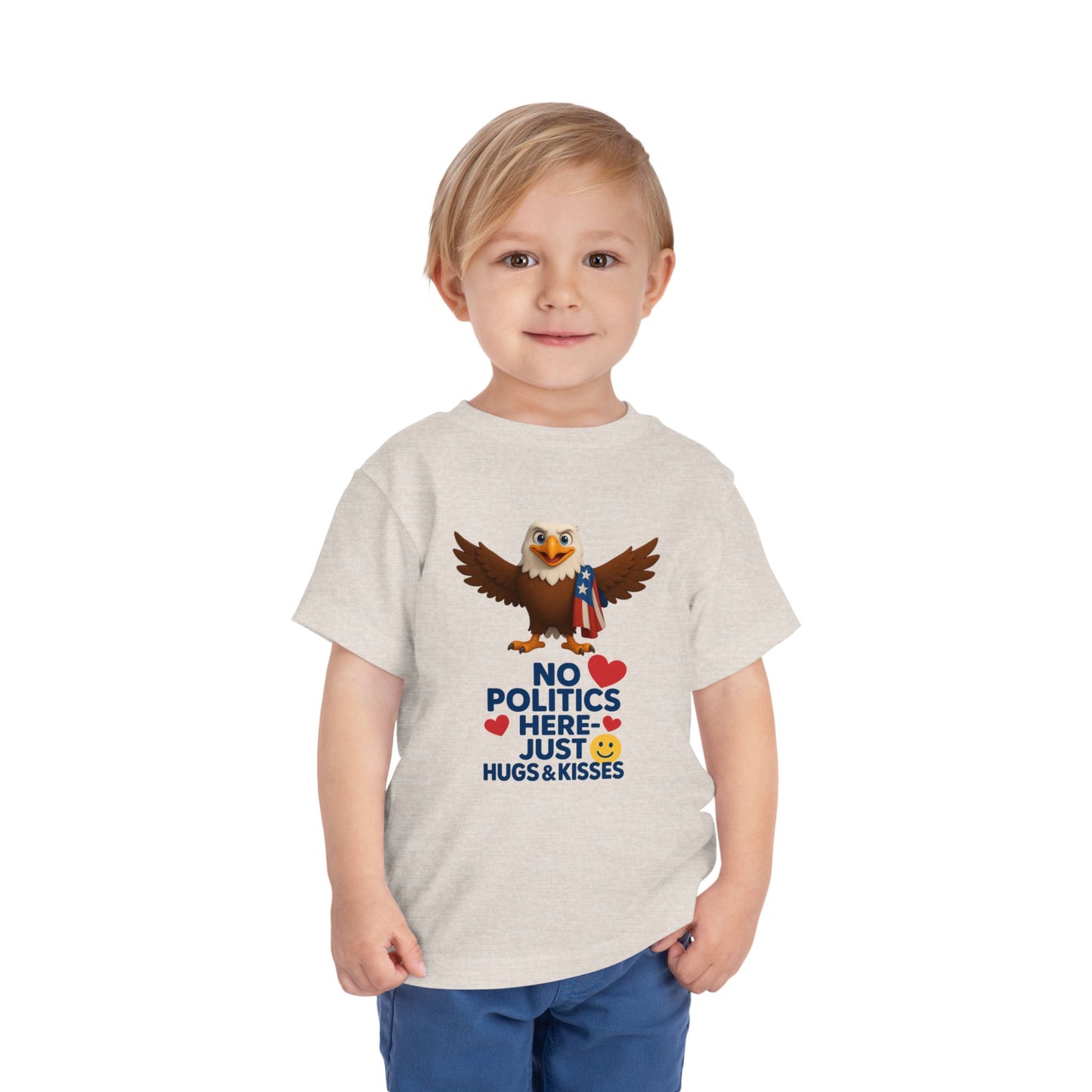 Toddler Short Sleeve Tee with Political Humor | Cute Eagle Design for Kids | Unisex Everyday Wear | Perfect Gift for Holidays and [...]