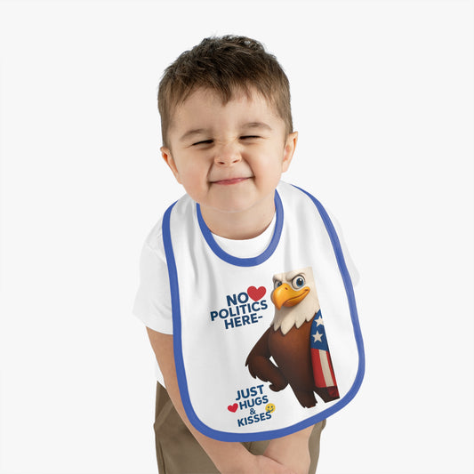 Patriotic Baby Bib with Fun Design | Perfect for Baby Showers, Holidays, and Everyday Use - Ideal Gift for New Parents