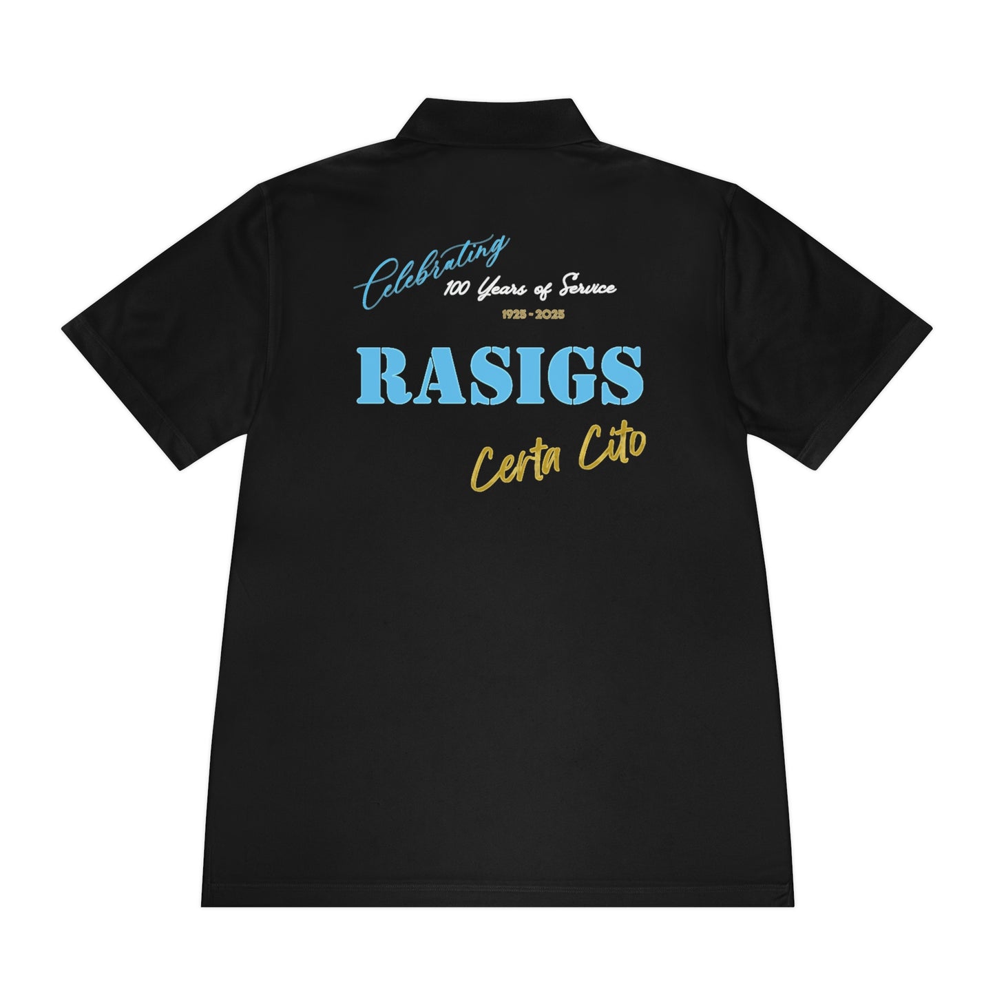 RASIGS 100-Year Anniversary Edition Men's Sport Polo Shirt
