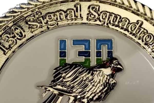 130 Signal Squadron Limited Edition Challenge Coin – A Tribute to Tactical Air Support