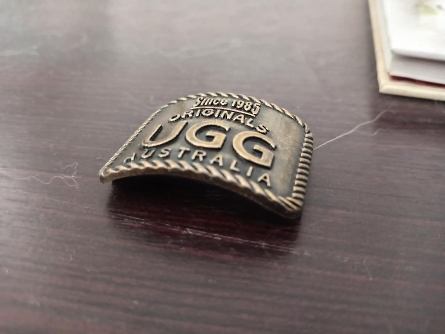 UGG Australia Belt Tip – “Originals Since 1985” Brass End Piece