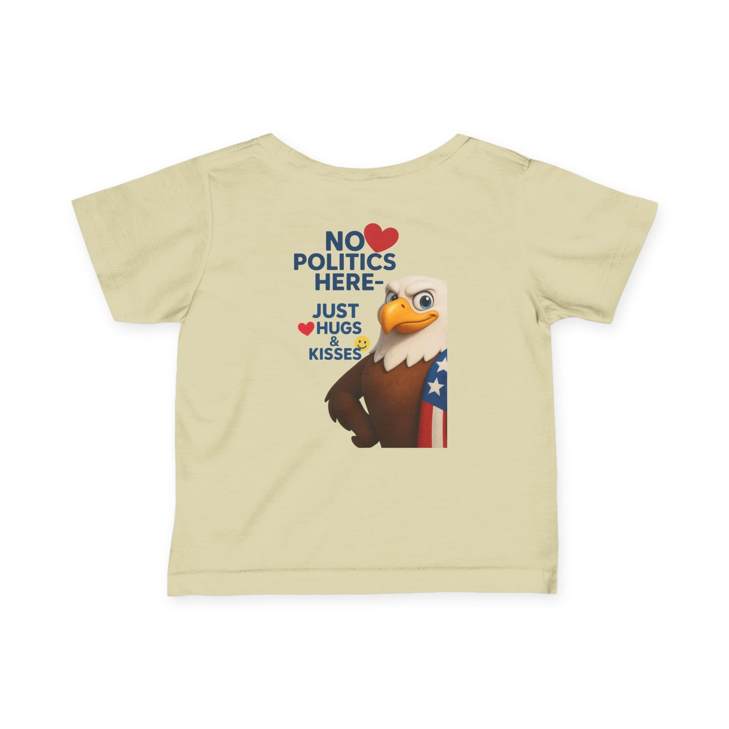 Infant Eagle Tee: Funny Political Baby Shirt, Cute Toddler Top, Gifts for New Parents, Baby Shower Present, Patriotic Baby Clothes