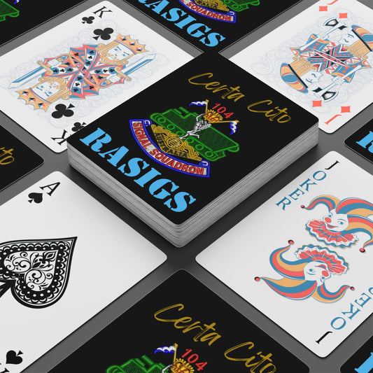 104 Signal Squadron (104 Sig Sqn)  Vietnam Era Playing Cards