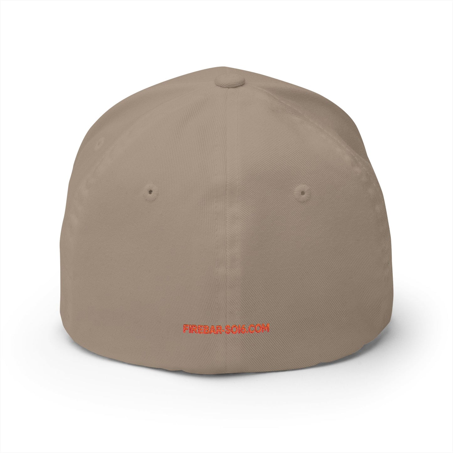 Fire Embroidered Closed-Back Cap | Trendy Hat for Warm Days, Outdoor Adventures, Gifts for Him/Her, Summer Style
