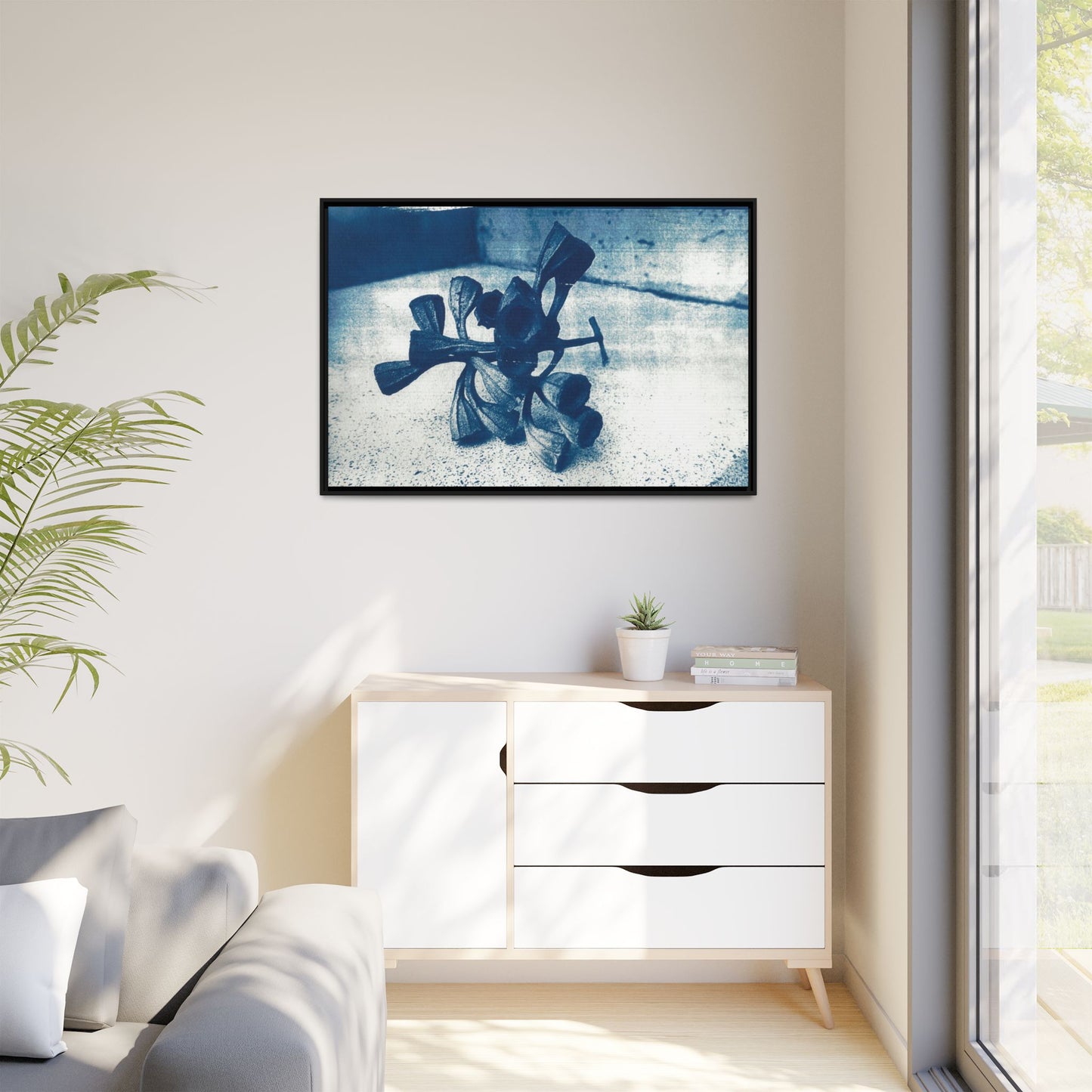 🌿 Gum Nut Form – Cyanotype Botanical Art by Wendy Seymour