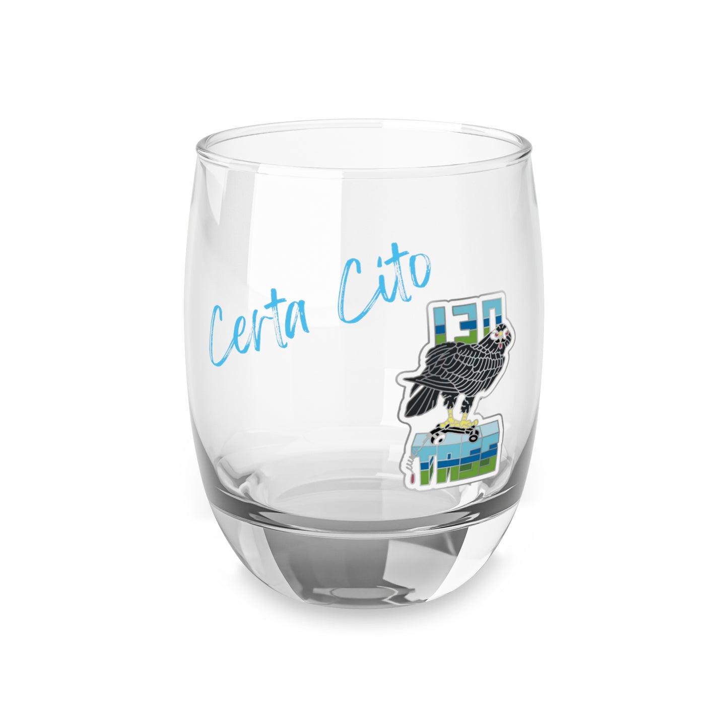 130 Sig Sqn Whiskey Glass