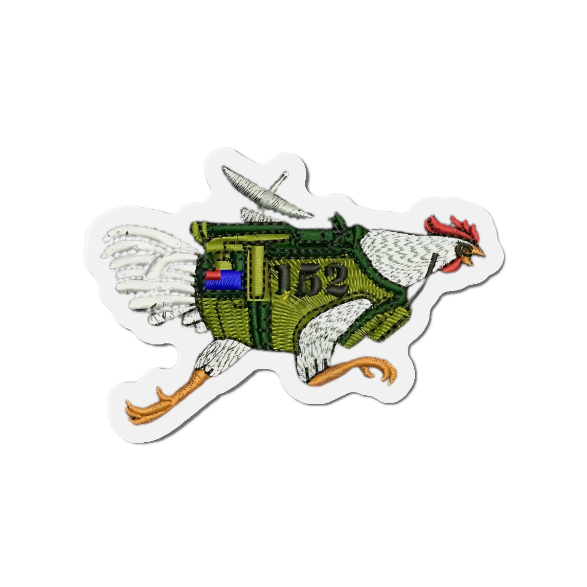 152 Signal Squadron Battle Chook Patch Magnet – RASIGS Patch Signature Range