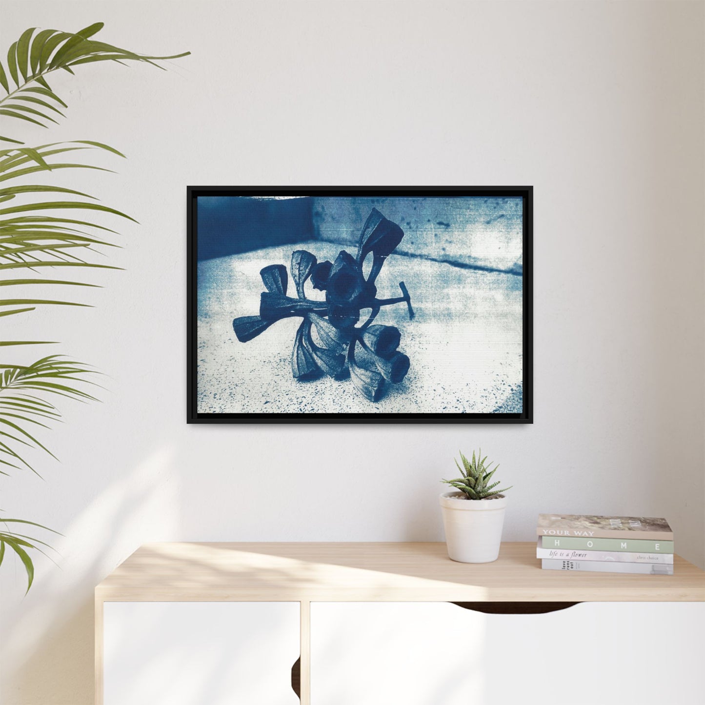 🌿 Gum Nut Form – Cyanotype Botanical Art by Wendy Seymour