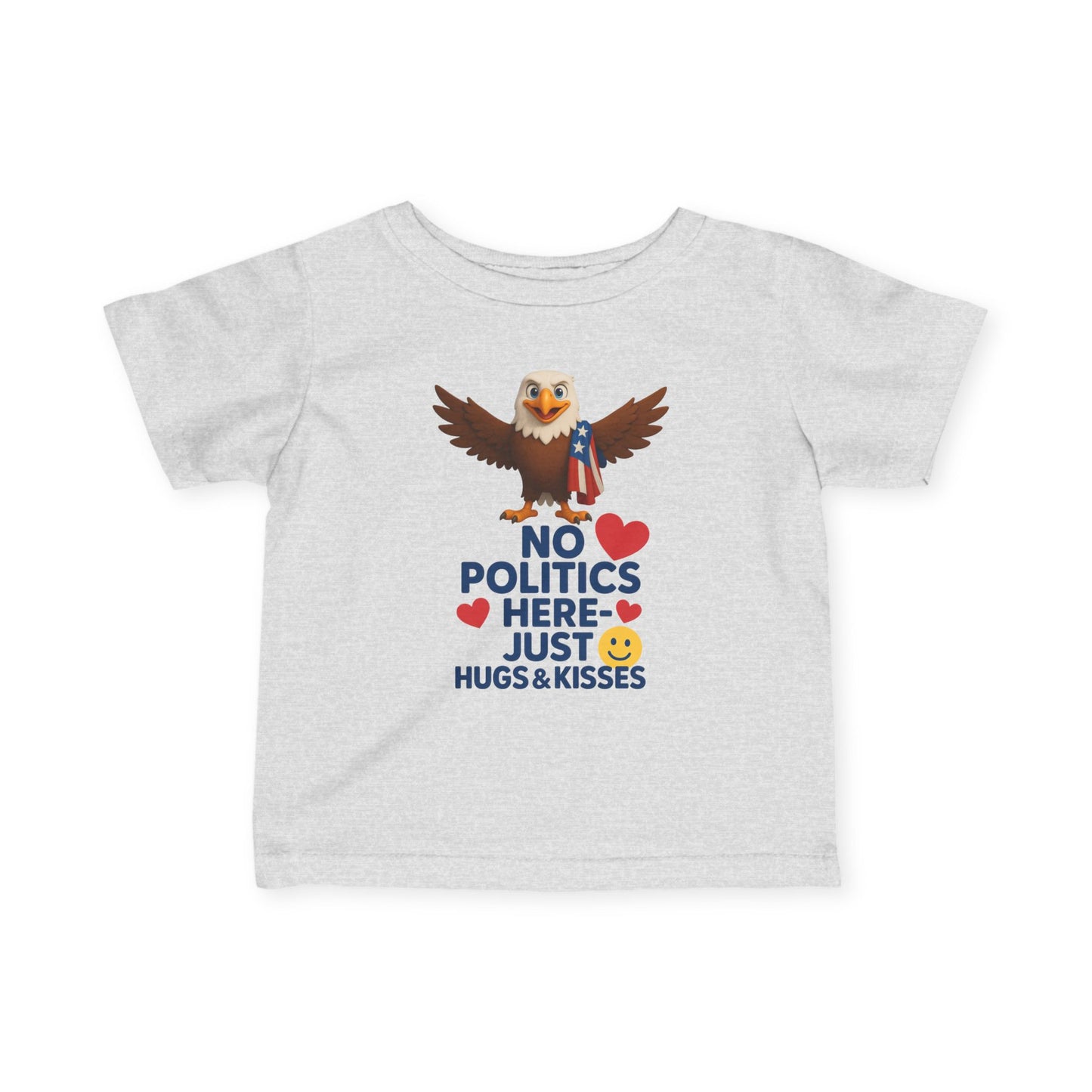 Infant Eagle Tee: Funny Political Baby Shirt, Cute Toddler Top, Gifts for New Parents, Baby Shower Present, Patriotic Baby Clothes