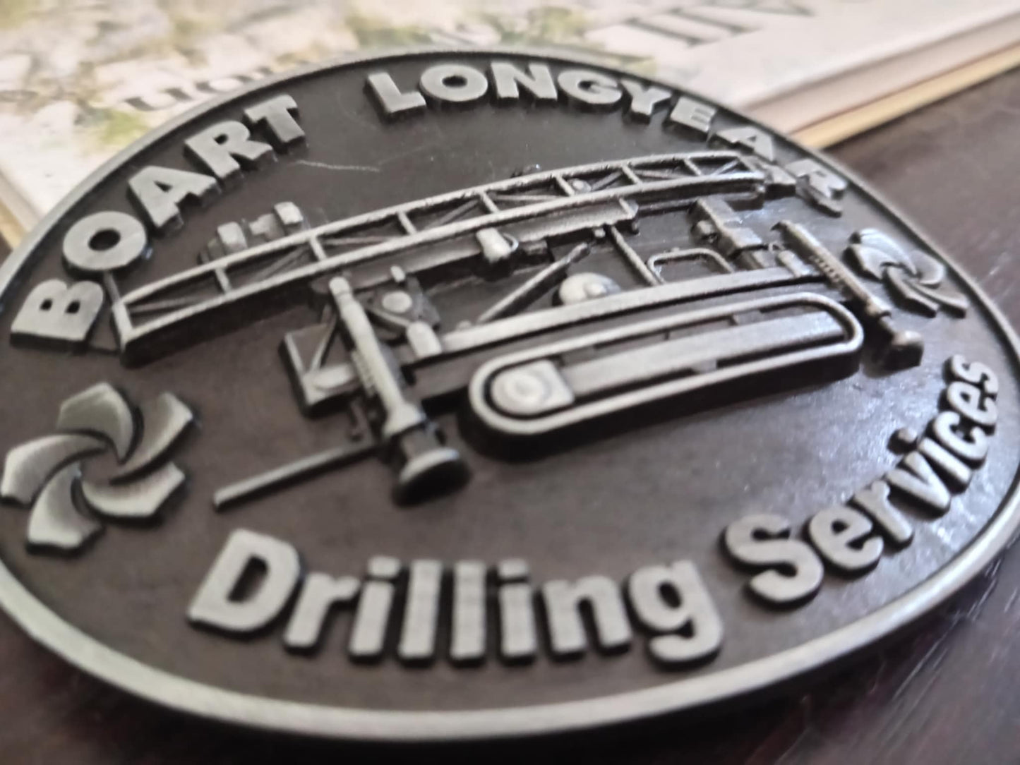 Boart Longyear Drilling Services Belt Buckle – Collector’s Item