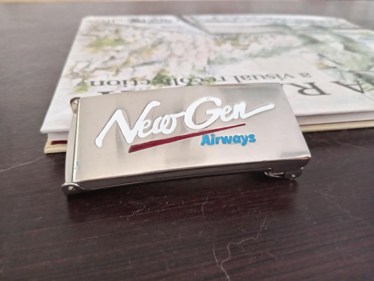 NeoGen Airways Belt Buckle – Rare Airline Staff Collectible