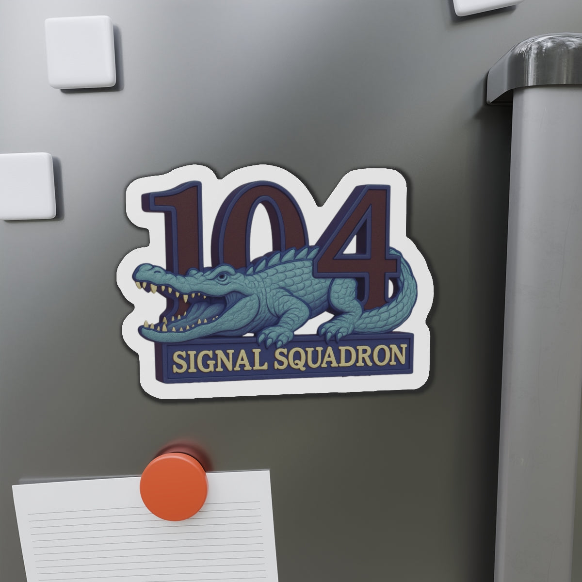 104 SIG SQN 90’s Era Crocodile Patch Magnet – RASIGS Patch Signature Range