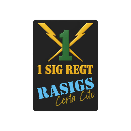 Certa Cito – 1 Sig Reg Playing Cards